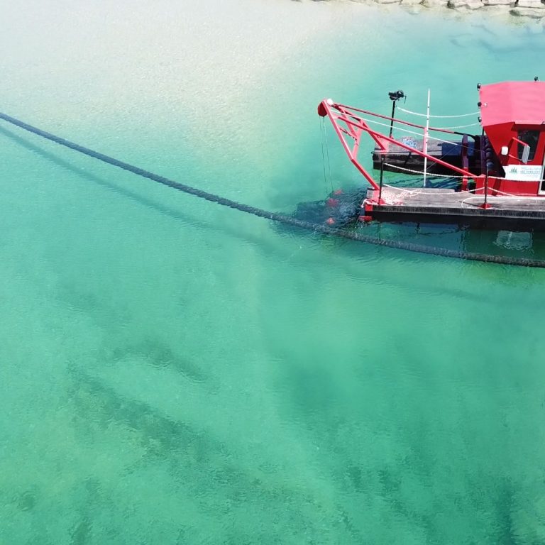 Savin Lake Services getting ready to dredge