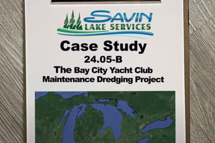 The Bay City Yacht Club Maintenance Dredging Project - Case Study - Savin Lake Services