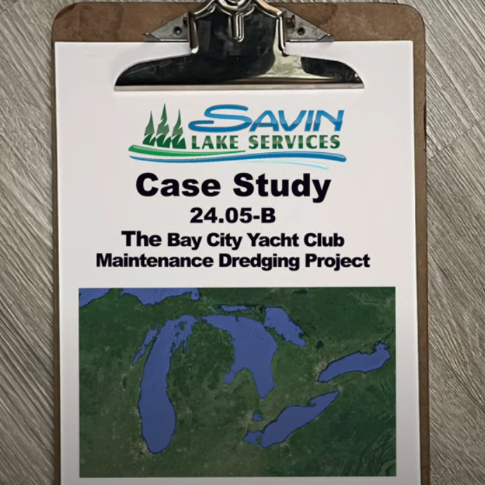 The Bay City Yacht Club Maintenance Dredging Project - Case Study - Savin Lake Services