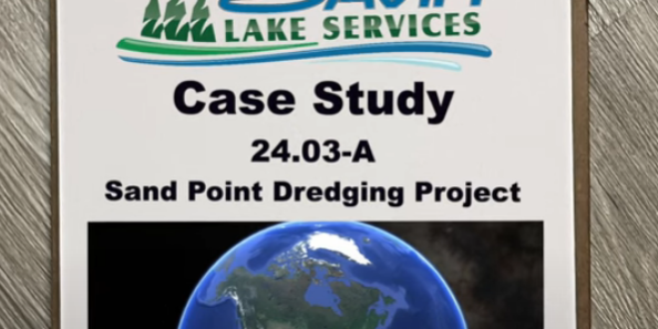 The Sand Point Dredging Project – Case Study – Savin Lake Services The Sand Point Dredging Project - Case Study - Savin Lake Services
