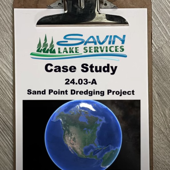 The Sand Point Dredging Project - Case Study - Savin Lake Services