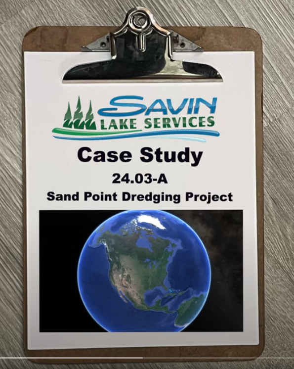 The Sand Point Dredging Project - Case Study - Savin Lake Services